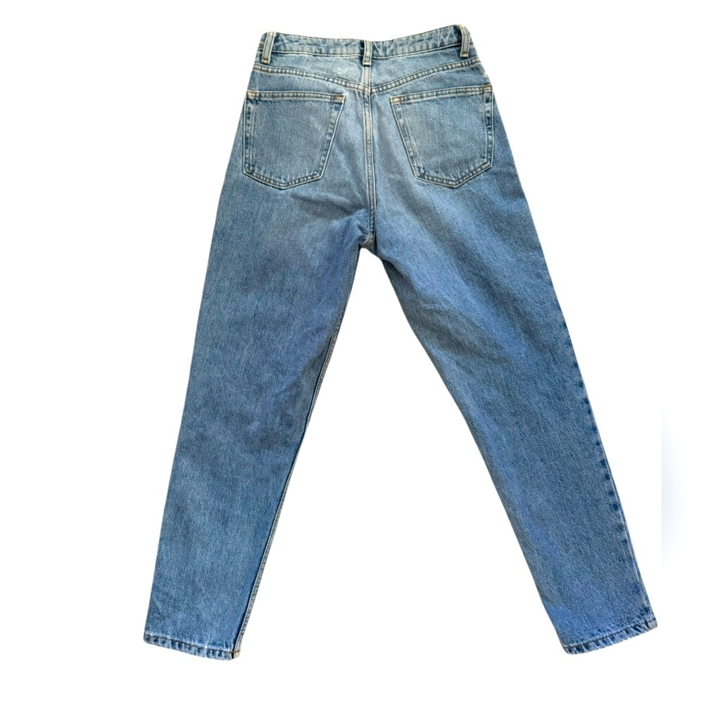 Topshop mom jeans size 26 distressed in excellent like-new condition inseam = 27 - Picture 5 of 6